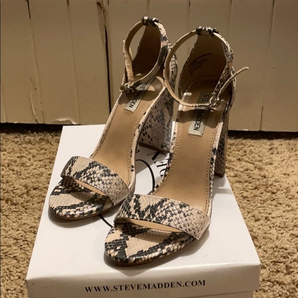 Steve Madden Carson Snake Heels - Picture 1 of 4